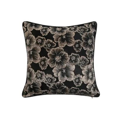 Afbeelding van Kussen Home ESPRIT Zwart Gouden 45 x 15 cm