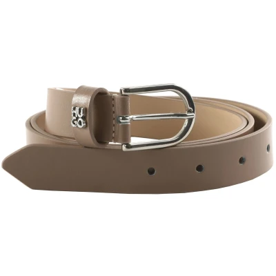Afbeelding van HUGO Leren Riem Zoey Sz25 Belt W80 Dark Taupe