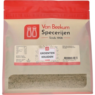 Afbeelding van Van Beekum Specerijen Groenten Kruiden 1 kilo (hersluitbare stazak)