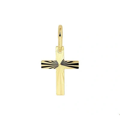Afbeelding van Trendjuwelier huiscollectie Hanger Geelgoud Kruis Massief
