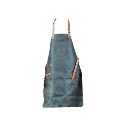 Afbeelding van Barbecue / BBQ BarrelQ leren barbecueschort leder