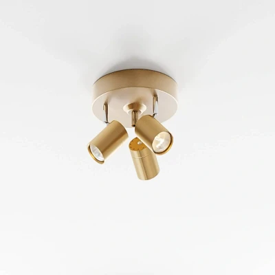 Afbeelding van By Rydéns Plafondlamp Correct goud 3 lichts 4200710 6501