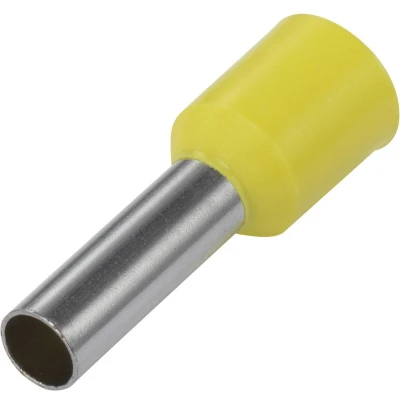Afbeelding van TRU COMPONENTS 1091278 Adereindhulzen 6 mm² Deels geïsoleerd Geel 100 stuk(s)