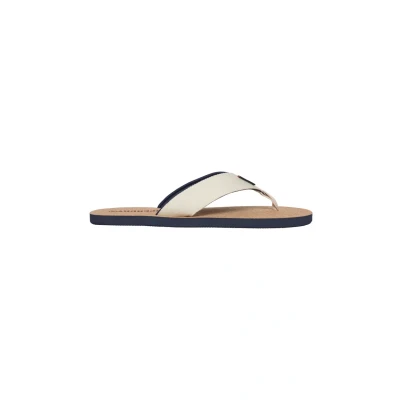 Afbeelding van Superdry Mannen Kurken Teenslippers met Print Wit Grootte: 8 9