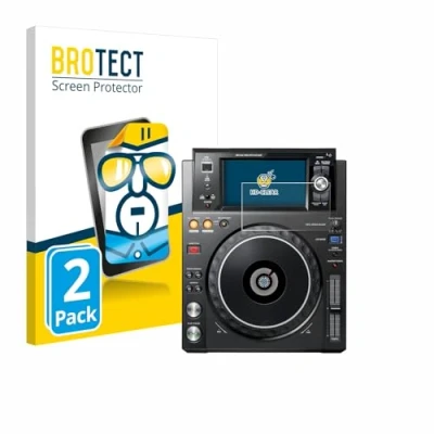 Afbeelding van BROTECT Screenprotector voor Pioneer XDJ 1000MK2 Folie Beschermfolie transparant (2 Stuks)