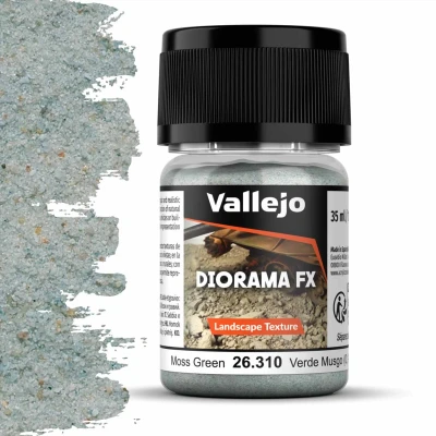 Afbeelding van Vallejo 26310 Landscape Textures 310 Mosgroen 0,1 1 mm 35ml Effecten potje