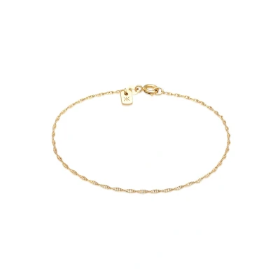 Afbeelding van Kuzzoi Basic Gedreht Armband goldcoloured, Heren, Maat: 19, Gold coloured