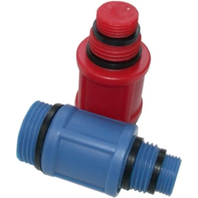 Afbeelding van De Beer bouwstop 3/8&quot; + 1/2&quot; 3/4&quot; rood