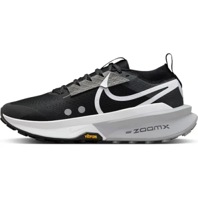 Afbeelding van Nike Performance Zoomx Zegama Trail hardloopschoenen, Heren, Maat: 40, Black/white/wolf grey/anthracite Textiel/ synthetisch