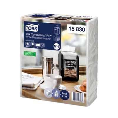Afbeelding van Servetten Tork Xpressnap Fit ® N14 2 laags wit 15830