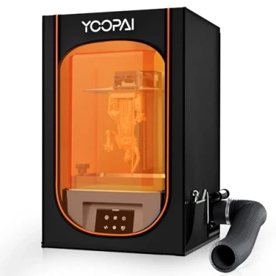 Afbeelding van YOOPAI Hars 3D printerbehuizing met ventilatie, multifunctionele printerafdekking, elimineert geuren, stofdicht, isoleert lawaai voor Creality Anycubic Elegoo serie, lcd SLA DLP printer