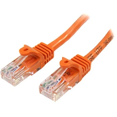 Afbeelding van StarTech.com Cat5e netwerkkabel met snagless RJ45 connectors 2 m, oranje