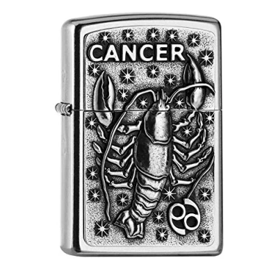 Afbeelding van Zippo PL 207 CANCER Animal V19 aansteker, messing, design, 5,83,81,2