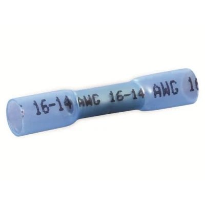 Afbeelding van Quadrios 22C466 Stootverbinder Met krimpkous 1.5 mm² 2.5 Volledig geïsoleerd Blauw 1 set(s)