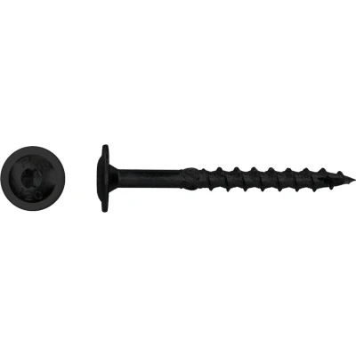 Afbeelding van Tellerkopschroeven zwart verzinkt 8x80 torx 50 stuks