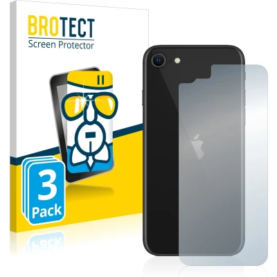 Afbeelding van BROTECT AirGlass kogelwerende glasfolie (3 Stuk, Apple iPhone SE (2e generatie)), Smartphone beschermfolie, Transparant