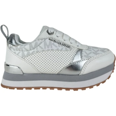 Afbeelding van Michael Kors Meisjes Sneaker Wit MK01458101 Billie Dorian