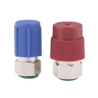 Afbeelding van R12 naar R134A AC Retrofit Fitting Adapter Kit, R22 Hoge/Lage Montagepoort 1/4 &#039;&#039; tot 7/16 &quot; 20 UNF Conversie voor Airconditioner Koelmiddel