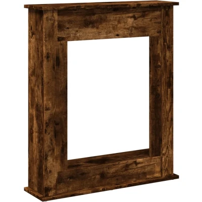 Afbeelding van vidaXL Haardombouw 75x20x87,5 cm bewerkt hout gerookt eikenkleurig