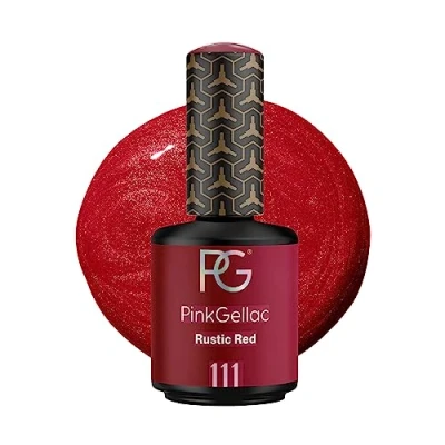 Afbeelding van Pink Gellac 111 Rustic Red gel nagellak 15 ml