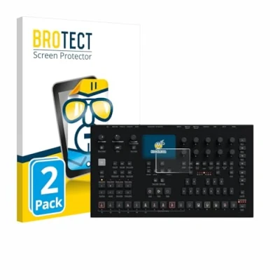 Afbeelding van BROTECT Screenprotector voor Elektron Analog Four MKII Folie Beschermfolie transparant (2 Stuks)