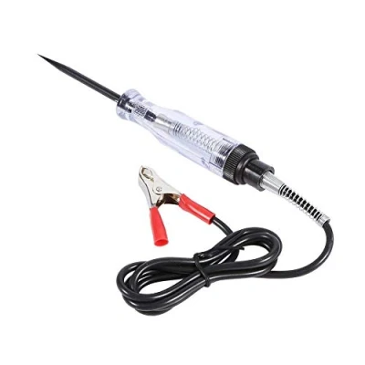 Afbeelding van Elektrische spanning circuit tester, voltagetester, 6 V, 12 24 V DC, auto, vrachtwagen, spanning, circuittester voor laagspanningssystemen, zekering, schakelaar, draden