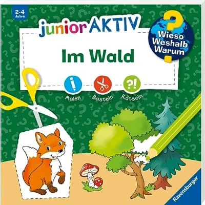 Afbeelding van Wieso? Weshalb? Warum? junior AKTIV: Im Wald