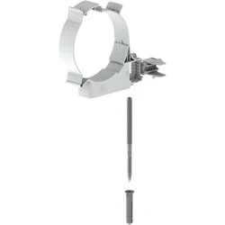 Afbeelding van Burgerhout Easysafe muurbeugel PP Ø 100 mm m/inslagb. M8 x wit