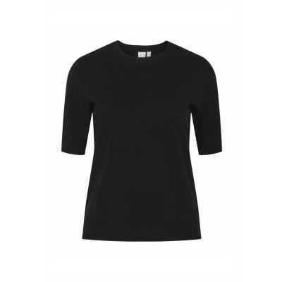 Afbeelding van YAS Yaslena Tshirt basic, Dames, Maat: XS, Black