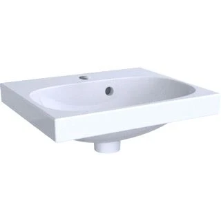 Afbeelding van Geberit Acanto fontein 45 x 38 cm met kraangat/overloop wit