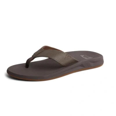 Afbeelding van Reef Phantom II Teensandalen, Heren, Maat: 45, Dark brown Hoogwaardig imitatieleer