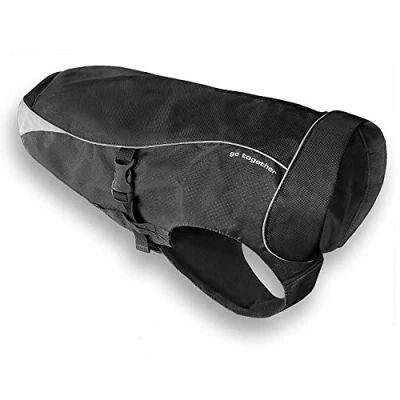 Afbeelding van Kurgo North Country hondenjas, koud weer waterbestendig, fleece, inclusief led licht, groot zwart