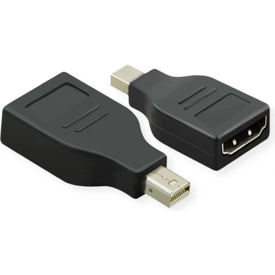 Afbeelding van Value 12.99.3159 Adapter [1x Mini DisplayPort stekker 1x HDMI bus] Zwart