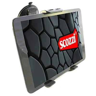 Afbeelding van scozzi Tablethouder Auto Zuignap Voorruit Tablet Houder Autohouder Compatibel Universaal met Apple iPad,Lenovo,Samsung Galaxy Tab S7 S6 A7 A E P12 P11 Yoga 13 11 M10 M8 FE Lite Air Mini Plus Pro