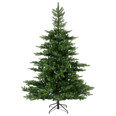 Afbeelding van Everlands Kunstkerstboom Grandis Fir Kerstboom Ø132x180 cm Groen Tips 1564