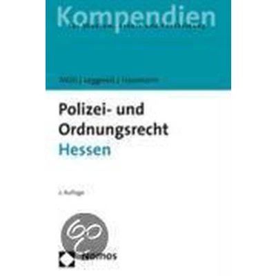 Afbeelding van Polizei Und Ordnungsrecht Hessen