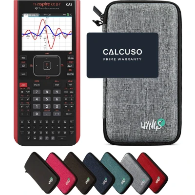 Afbeelding van CALCUSO Basispakket lichtgrijs met Grafische Rekenmachine TI Nspire CX II T CAS