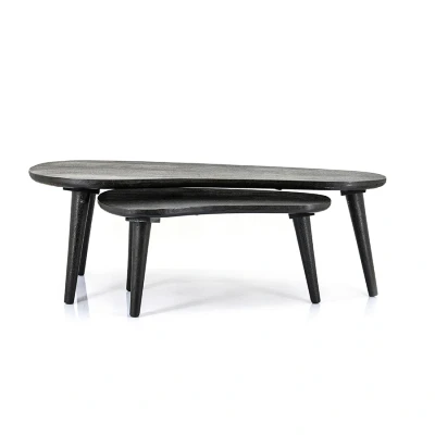 Afbeelding van By Boo Bijzettafel Guus Set/2 38,00cm x 54,00cm 110,00cm