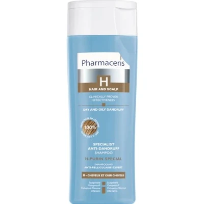 Afbeelding van Pharmaceris H Purin Special Shampoo tegen roos, antimicrobiële dieptereinigingsshampoo, vermindert seborrhea op de hoofdhuid, 250 ml