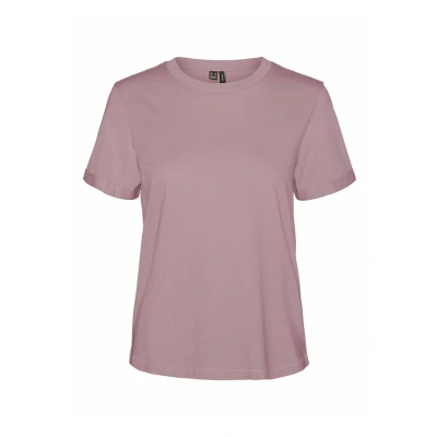 Afbeelding van Vero Moda Vmpaula Tshirt basic, Dames, Maat: XS, Nostalgia rose