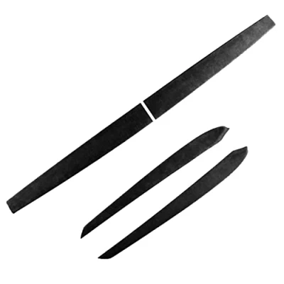 Afbeelding van Alfanxi Dashboard Wrap Cover &amp; Binnendeur Trim Panel Armsteun Alcantara en ABS Materiaal Compatibel met Tesla Model Y/3 (A3 Doorpaneel)