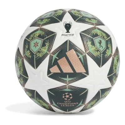 Afbeelding van adidas Performance UEFA Champions League PRO Unisex Voetbal, Maat: 5, White/shadow green/solar slime
