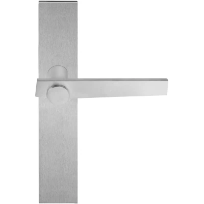 Afbeelding van Formani Deurkruk Bertram Beerbaum TENSE BB101P236SFC op schild blind mat RVS