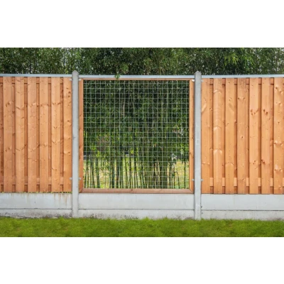 Afbeelding van Gaaselement met kader Red Class Wood 180 cm Tuindeco