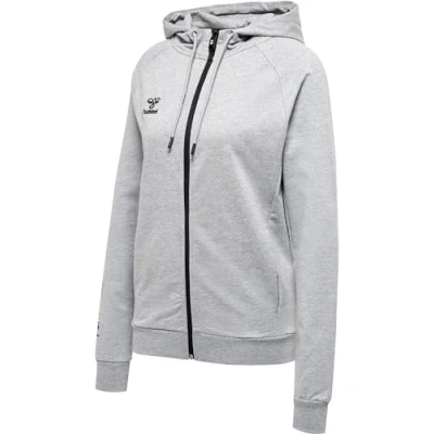 Afbeelding van Katoenen zip up hoodie voor dames Hummel Move Grid