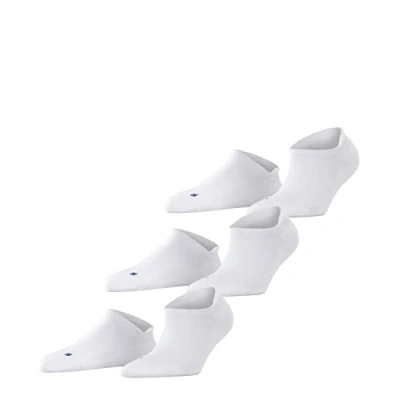 Afbeelding van Falke COOL KICK 3PACK Sneaker Socks Unisex Anatomical Plush SOLE Enkelsokken, Maat: 39 41, White