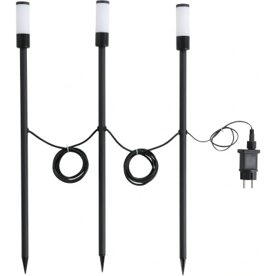 Afbeelding van EGLO Zancaro 1 Grondpin Buiten LED 60 cm Zwart/Wit RGB