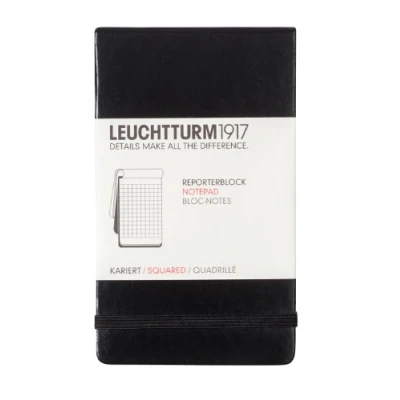Afbeelding van LEUCHTTURM1917 333843 notitieblok Pocket (A6), hardcover, 94 genummerde pagina&#039;s, geruit, zwart