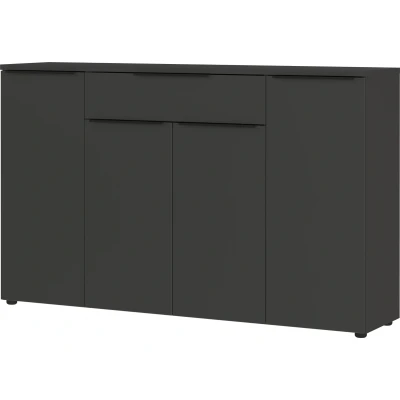 Afbeelding van Germania Mailand Grafiet Dressoir 4 Deuren 1 Lade