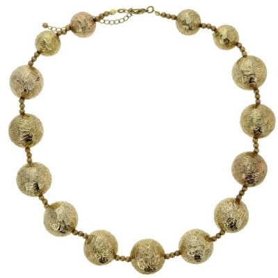 Afbeelding van Behave Goudkleurige ketting met kralen
